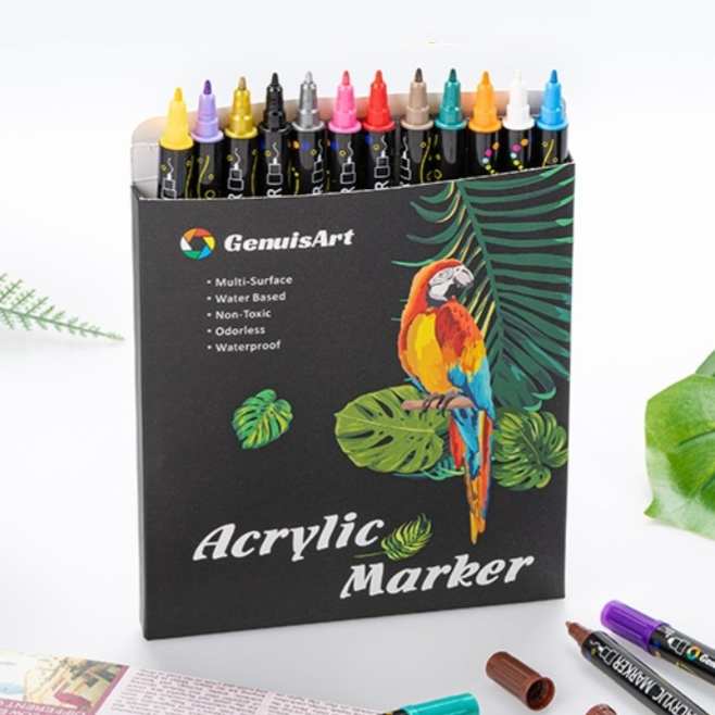 Dual-Tip Colorful Marker Pen Set (Buy 6 Free Shipping)