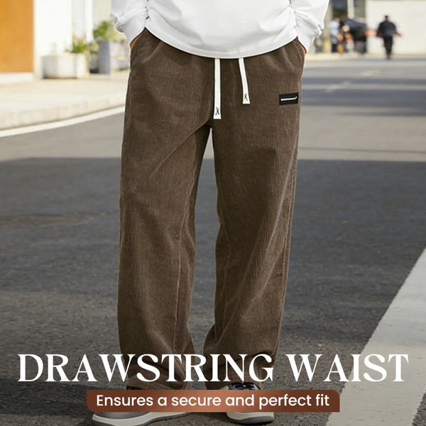 Everyday Relaxed Drawstring Casual Pants