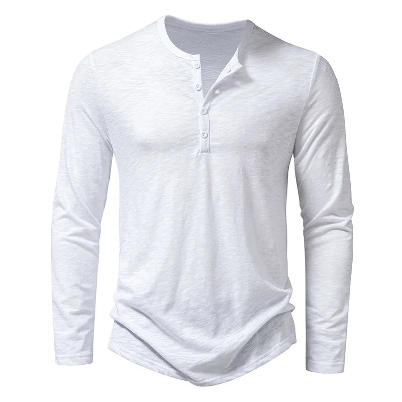 Everyday Henley Long Sleeve Tee