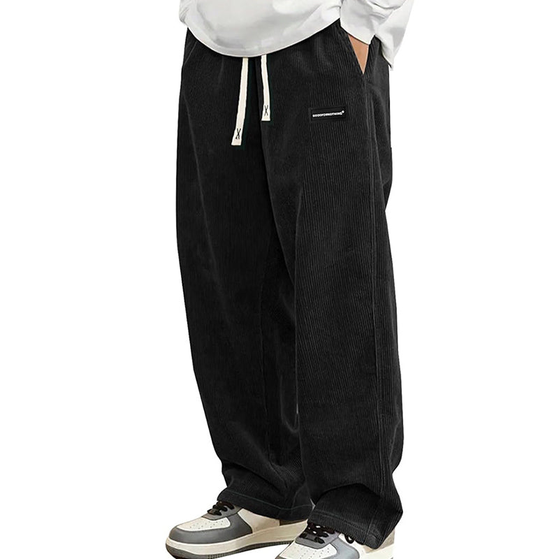 Everyday Relaxed Drawstring Casual Pants