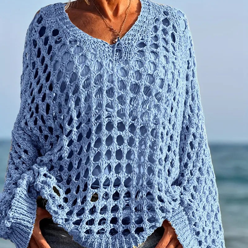 Breezy Crochet Knit Top