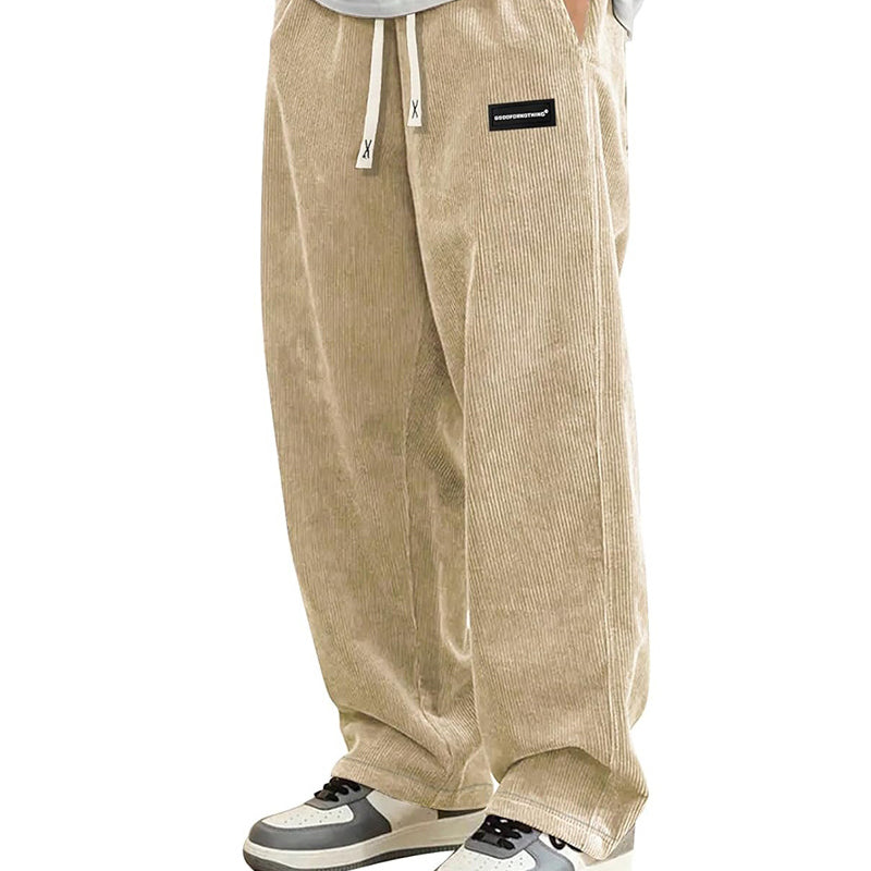 Everyday Relaxed Drawstring Casual Pants