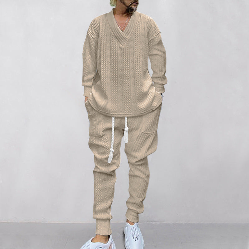Cozy V-Neck Lounge Set