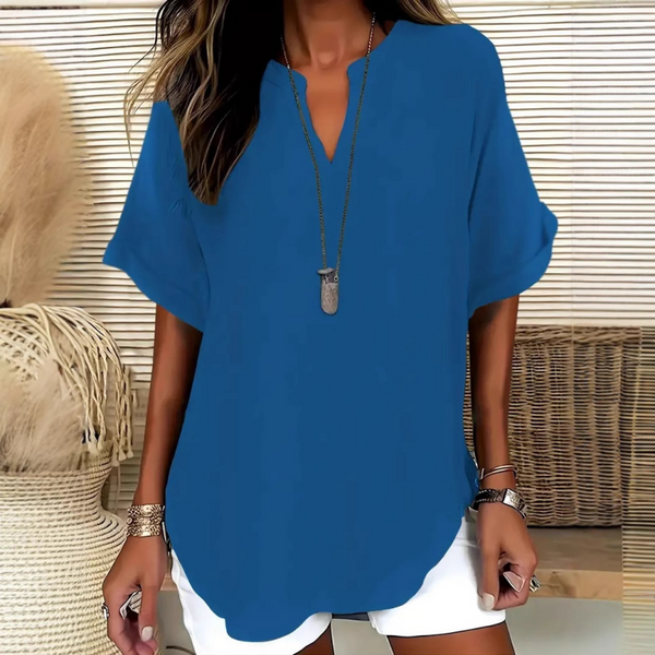 Everyday Notched Neck Top