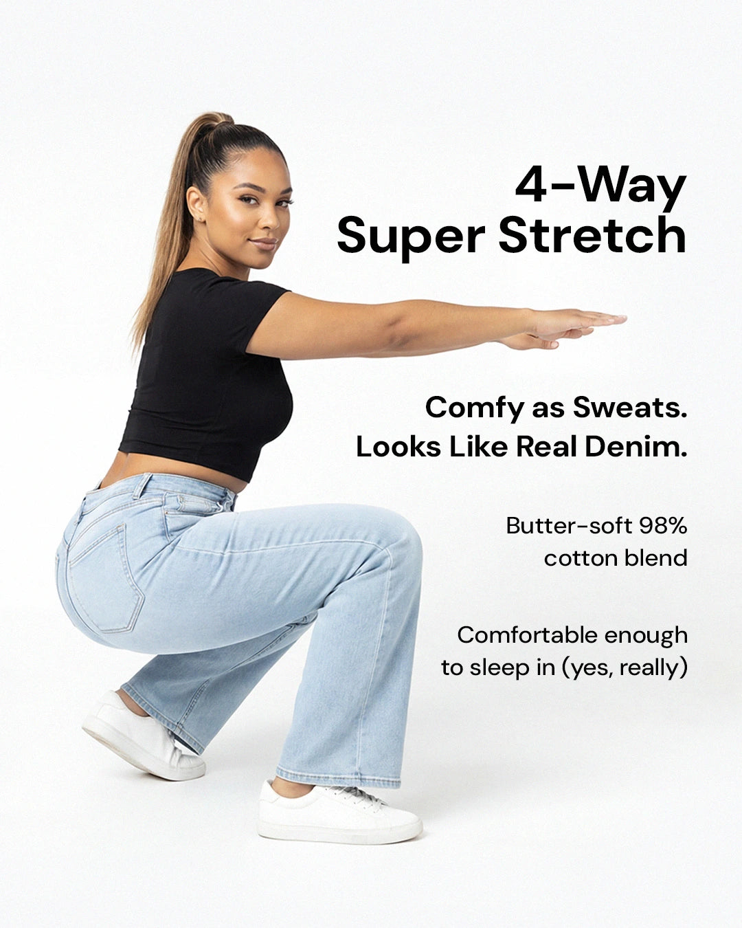 CurveLift Everyday Wide Jeans