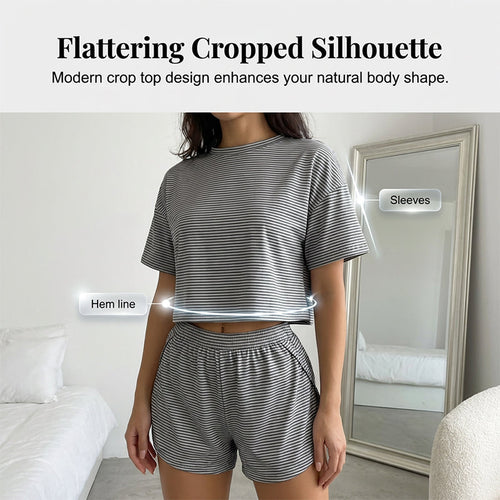 Cozy Striped Lounge Set