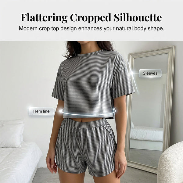 Cozy Striped Lounge Set