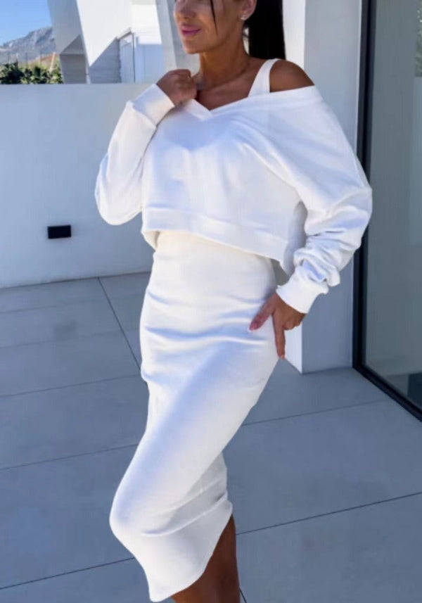 Urban Layered Comfort Midi Set