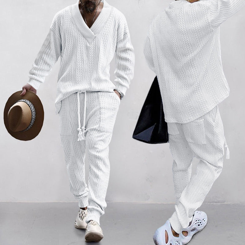 Cozy V-Neck Lounge Set