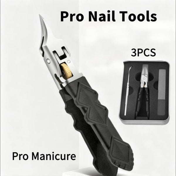 Precision Black Nail Nipper Kit